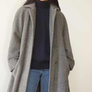 1980s Perry Ellis Luxe Wool Coat 