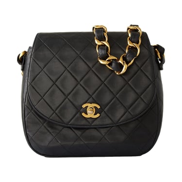 Chanel Black Chain Shoulder Flap Bag