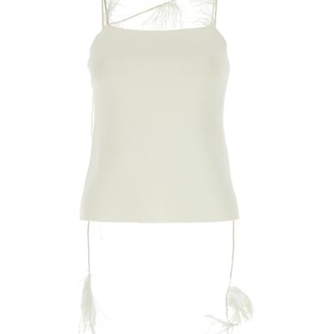 Jil Sander Woman Ivory Viscose Blend Top