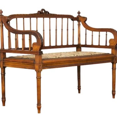 DELIVERY CHARGE for 19th Century French Louis XVI Style Walnut Loveseat Bench 