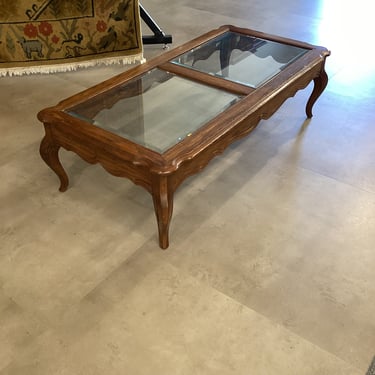 Two Glass Top Coffee Table