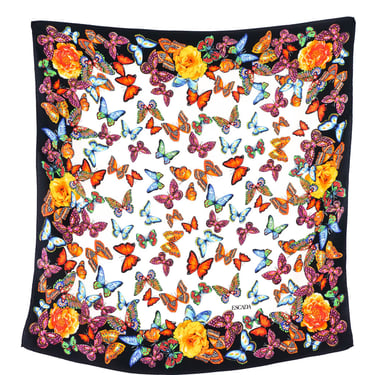 Escada Butterfly Silk Scarf