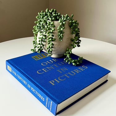 Coffee Table Book: First Edition Life Our Century in Pictures, Book Styling, Neutral Book Decor 