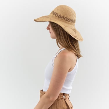 Woven Heart Beach Hat | Simple Straw Beach Hat | Open Weave Farmer Hat | Sun Hat | Summer Straw Hat | 