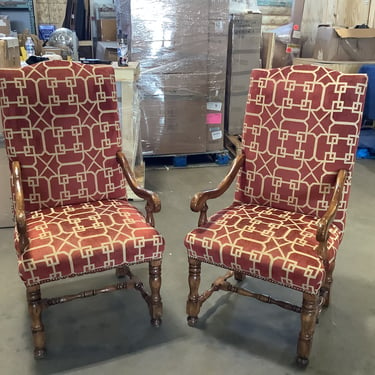 Pair Of Freman Design Accent Chairs (FB)