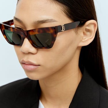 Burberry Women Havana Cat-Eye Sunglasses