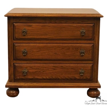 ETHAN ALLEN Royal Charter Solid Oak 26" Chairside Chest / Accent End Table 16-9006 - Custom Finish 