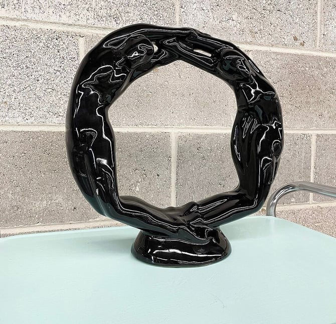 Vintage Haeger newest Eternity Circle of Love Sculpture