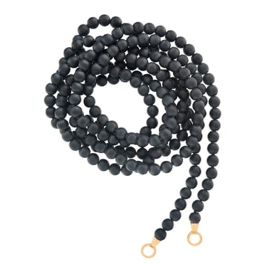 Marla Aaron 14k Buffed Hematite Strand