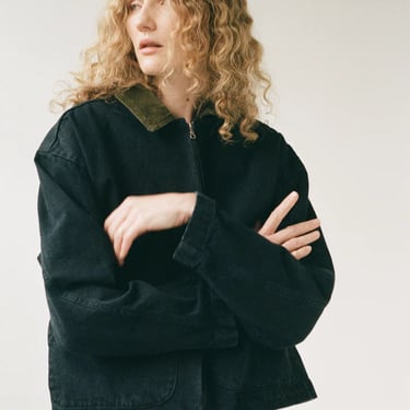 Studio Jacket in Washed Black - Shaina Mote