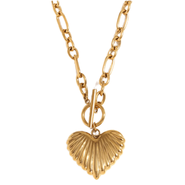 Brooke Heart Pendant Charm Necklace 