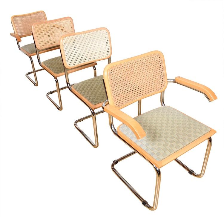 Marcel Breuer Cesca Mid Century Italian Chairs &#8212; 5 Total Sold Individually