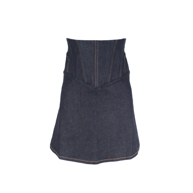 Miaou Louise Denim Mini Skirt