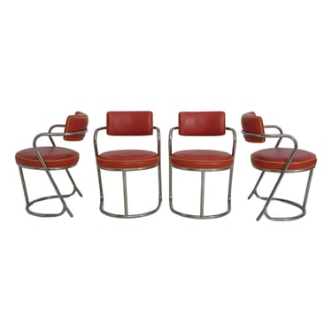 Set of 4 Cantilever Chairs by Jazz, 1970s 