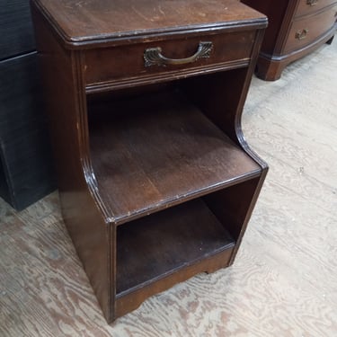 Small Vintage Nightstand 16 X 16 X 27