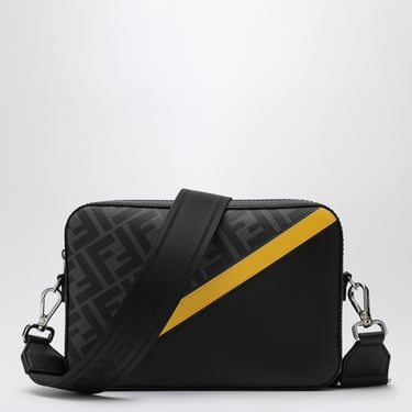 Fendi Camera Case Diagonal In Grey Fabric Men