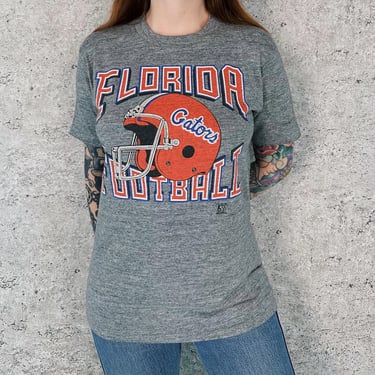 Gators Football University of Florida UF Vintage College Tee Shirt T-Shirt 