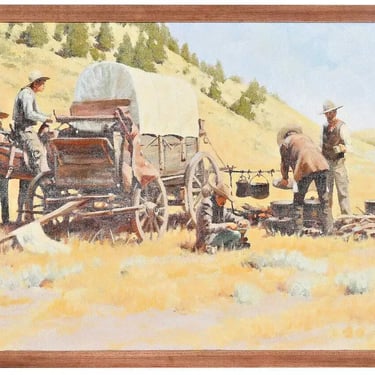 Painting, Oil on Canvas, Artist-Harvey William Johnson, Signed, Montana, 1972!