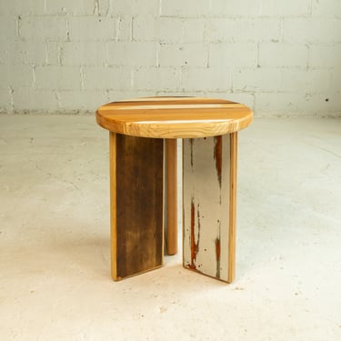 Mixed Wood End Table No. 2