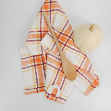 Fall Plaid Kitchen Towel 