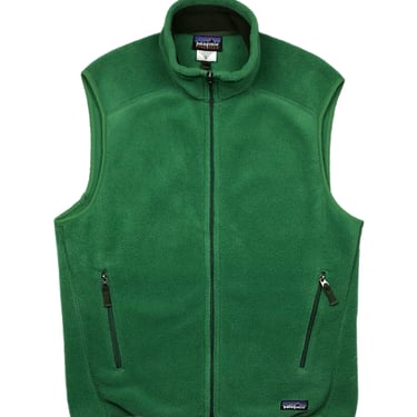 Vintage 90s/Y2K Patagonia Synchilla Green Full Zip Fleece Vest Size Medium/Large 