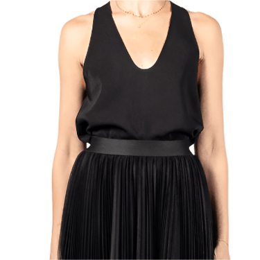 Stretch Cady Crepe Top