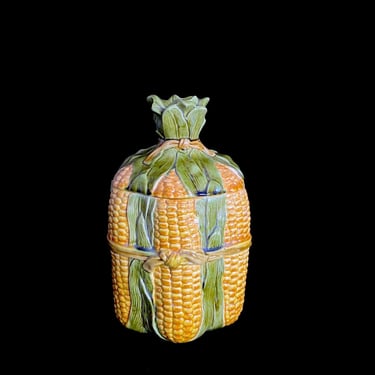 Vintage Metlox Poppytrail Corn Cob Corncob Ceramic Cookie Jar 