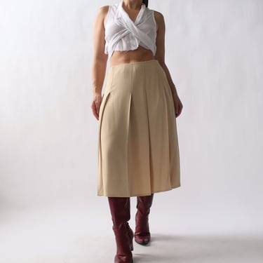 Vintage Drapey Pleated Skirt - W28