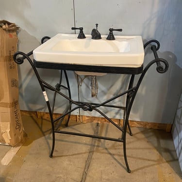 St. Thomas Creations 'Granada' Wrought Iron Bathroom Vanity