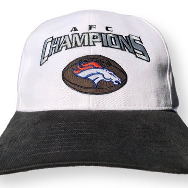 Vintage 1998 Denver Broncos Starter The Right Hat “AFC Champions” SnapBack Hat Cap 