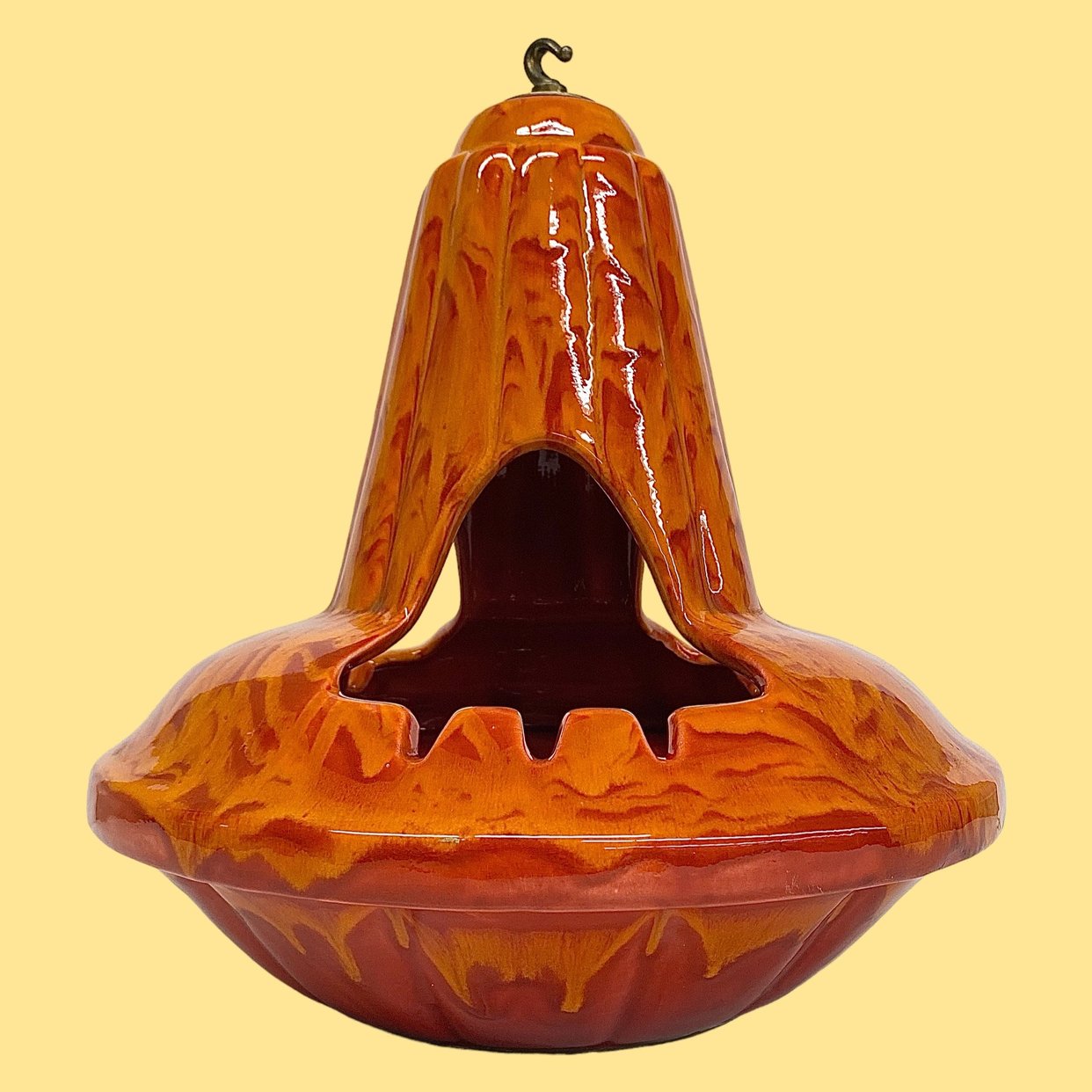 Vintage Hanging Ashtray Retro 1960s Mid Century Moden +