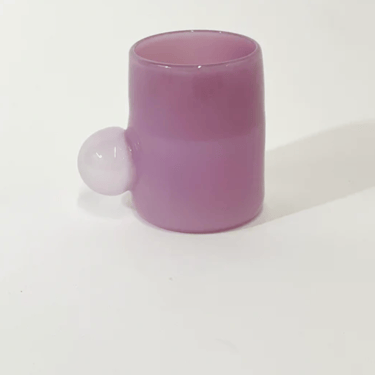 Lavender Glass Bubble Cup