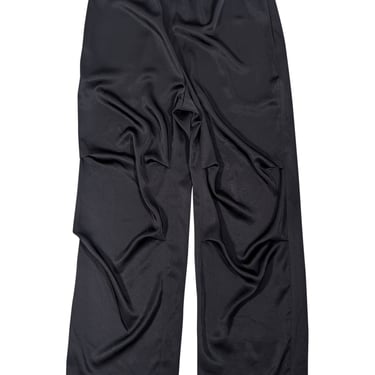 Lapointe - Black Draped Satin Pants Sz XS