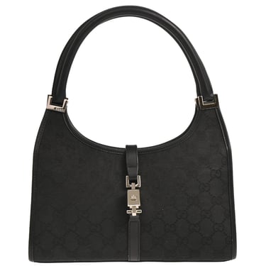Gucci Black GG Jackie Handbag