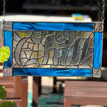 Chill Stained Glass Panel 