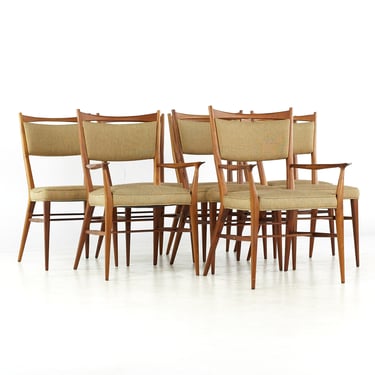 Paul McCobb for Directional Mid Century Dining Chairs - Set of 8 - mcm 