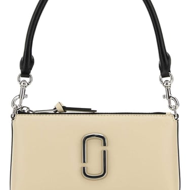 Marc Jacobs Women Two-Tone Leather Snapshot Shoulder Bag
