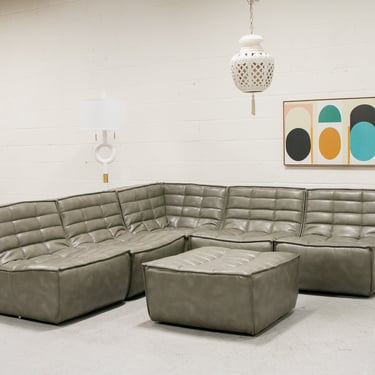 Juno 6 Piece Sofa in Recycled Leather