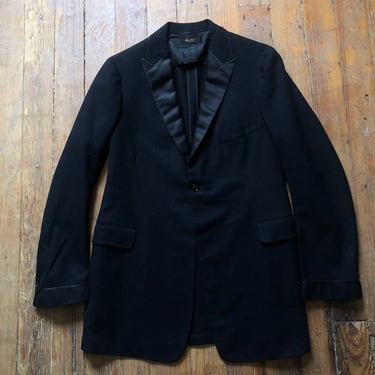 1920s Black Tuxedo Suit Jacket Small 