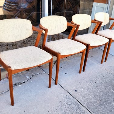 4 Kai Kristiansen #42 Arm Dining Chairs 