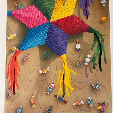 San Antonio Fiesta Poster Entitled ‘The Tradition of Fun Continues’ Designed & Signed by Shelley Fluke, 2000, 593/600
