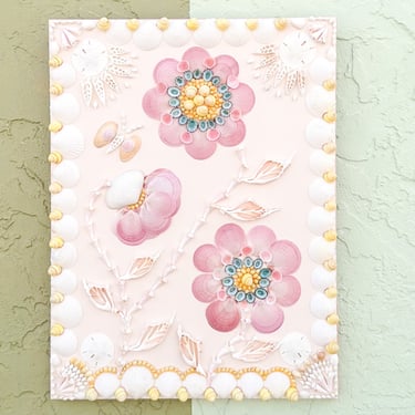 Lavender Flowers Shell Panel