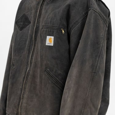 Back Beat Co. Vintage Washed Carhartt Detroit Jacket - Faded Black