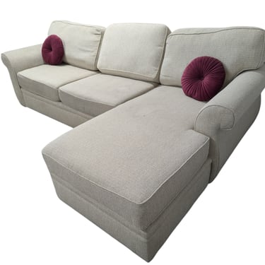 Broyhill Cream L Sectional