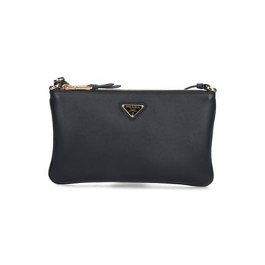 Prada Women Logo Pouch