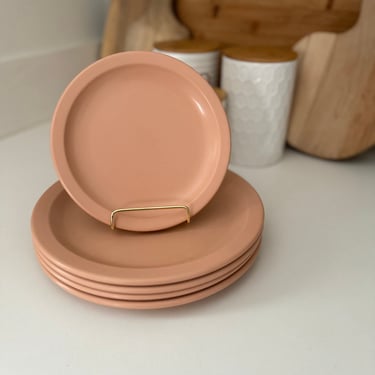 Vintage Pink Melmac Riviera Ware  Dinner & Salad Plates 