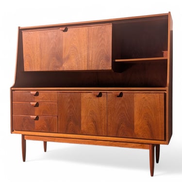 Mid Century English Modern Hutch 