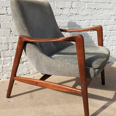 Mid Century Danish Modern Side Chair by Dokka 