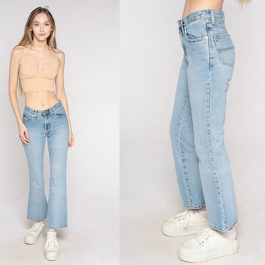 Low Rise Jeans Y2k Flare Jeans Light Wash Denim Bell Bottoms Retro Bell Bottom Pants Flares Low Waisted Vintage 00s Petite Extra Small xs 