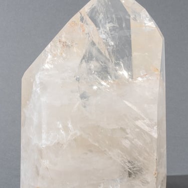 Clear Quartz Rock Crystal Point Mineral Specimen